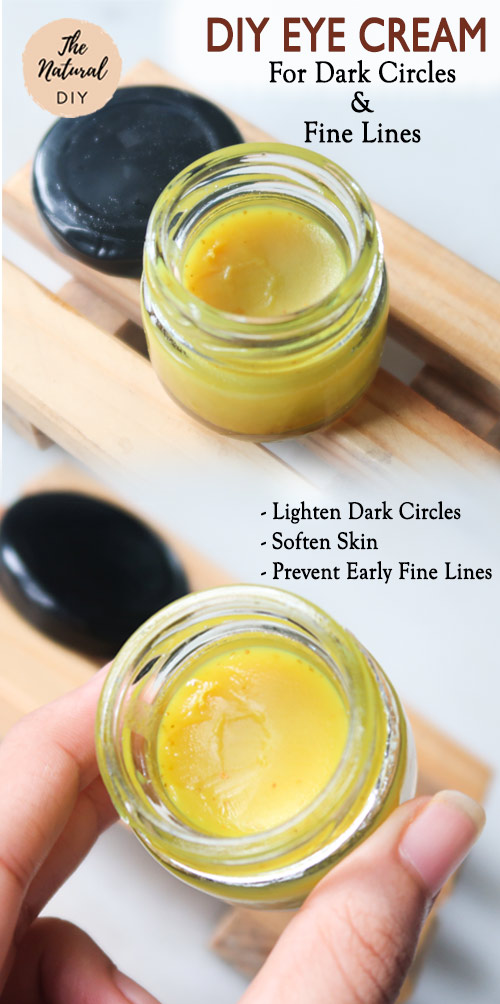 COFFEE TURMERIC EYE CREAM For Dark Circles The Natural DIY