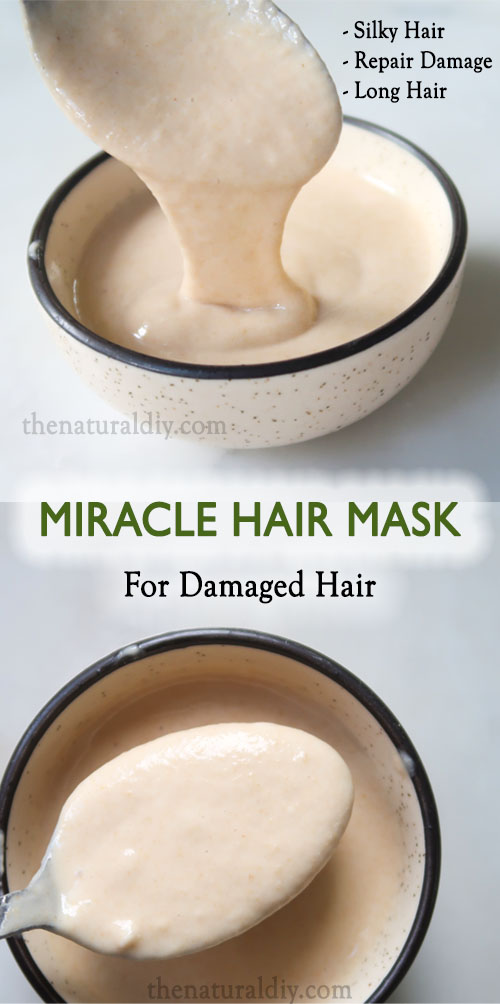 MIRACLE HAIR MASK FOR DAMAGED HAIR The Natural DIY