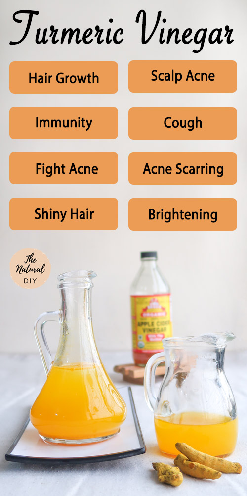 Turmeric Vinegar Recipe and Ways to use The Natural DIY