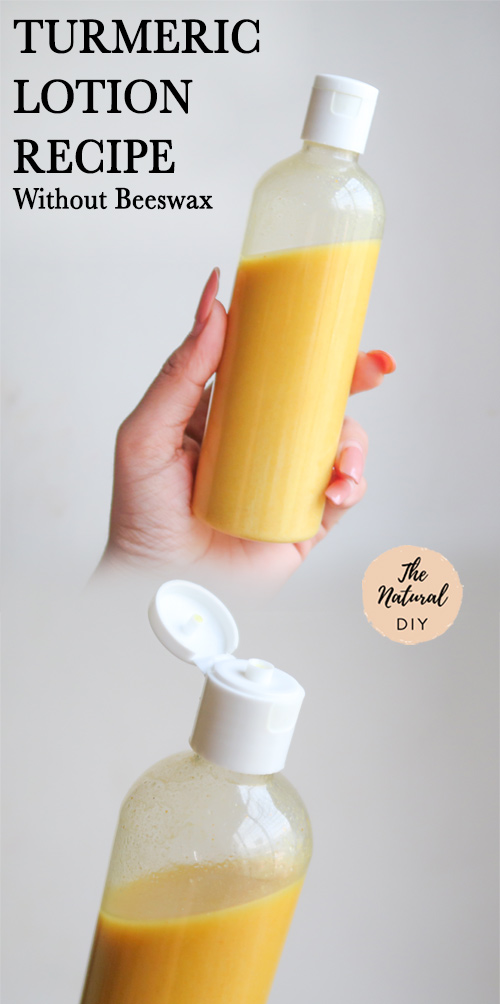 TURMERIC LOTION WITHOUT BEESWAX The Natural DIY