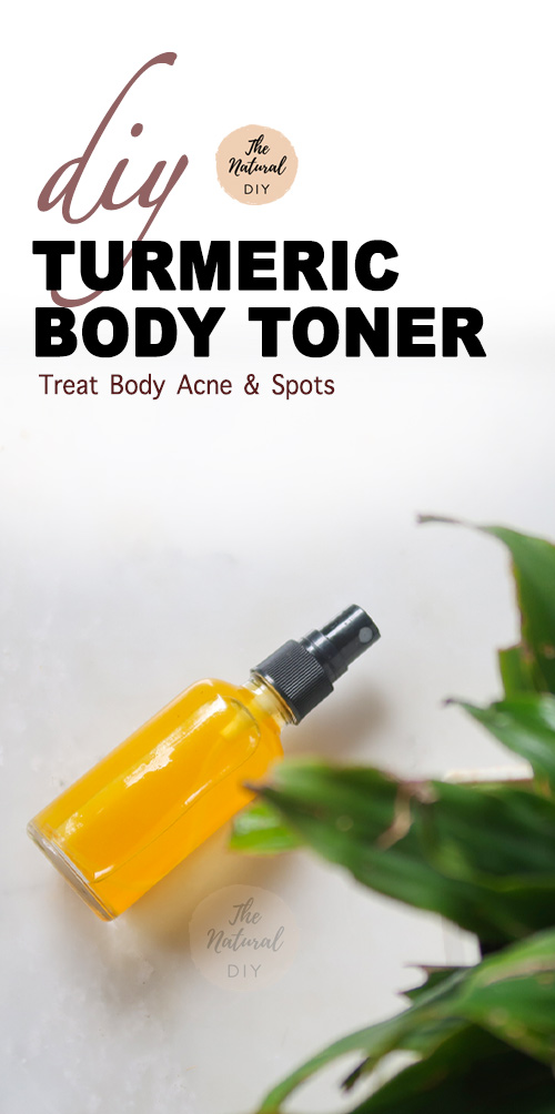 Turmeric Body Toner For Body Acne The Natural Diy